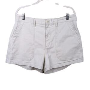 MADEWELL The Perfect Vintage Fatigue Short Pale Khaki High Rise Women's 32